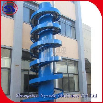 Industrial Helical Screw Conveyor Inclined Lifter Conveying