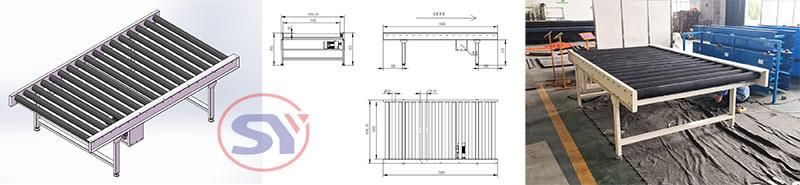 Powered and Unpowered Combining Finish Product Packing Roller Conveyor for Logistic Transportation Package