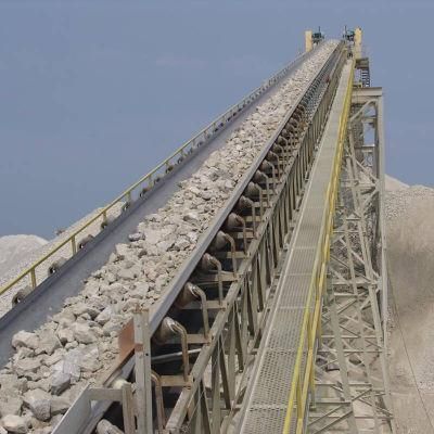 Troughed Belt Conveyors Are Used for Sand-Gravel Aggregate Conveying System