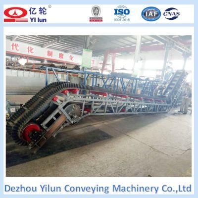 Yilun ISO 9001 High Quality Large Inclination Conveyor with Rubber Belt