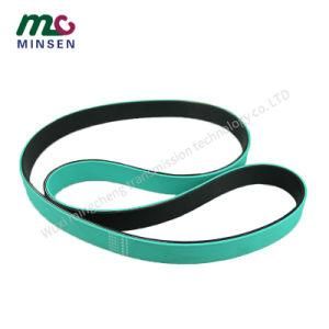 Factory Textile Printing High-Speed Transmission Flat Belt Green and Black Double-Sided Chip Baseband