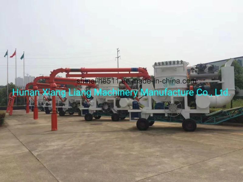 Carbon Steel System Xiangliang Brand Telescopic Belt Conveyor Food Unloader