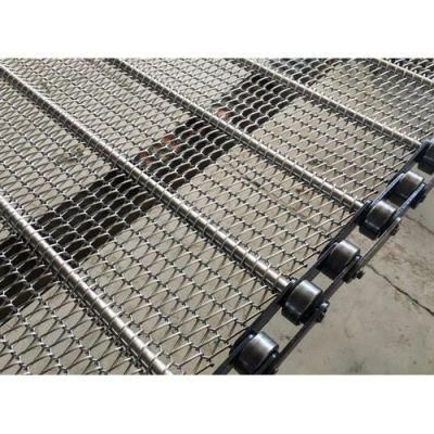 Chain Edge Su304 Stainless Steel Wire Mesh Conveyor Belt