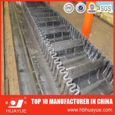 Ep630/4 Rubber Sidewall Cleat Conveyor Belt