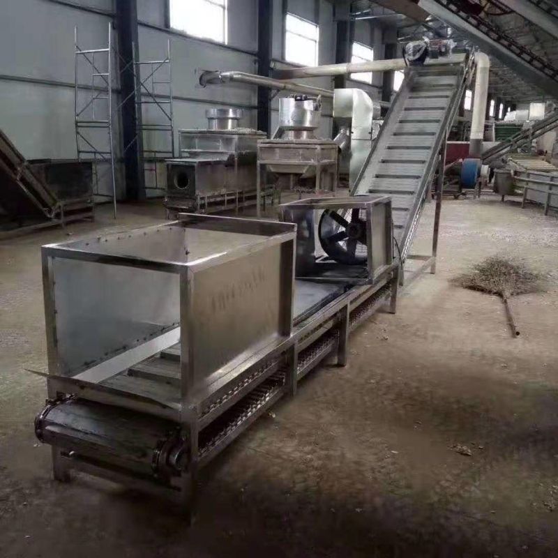 Customized Size Stainless Steel Wire Mesh Belt Conveyor Washing Vegetables