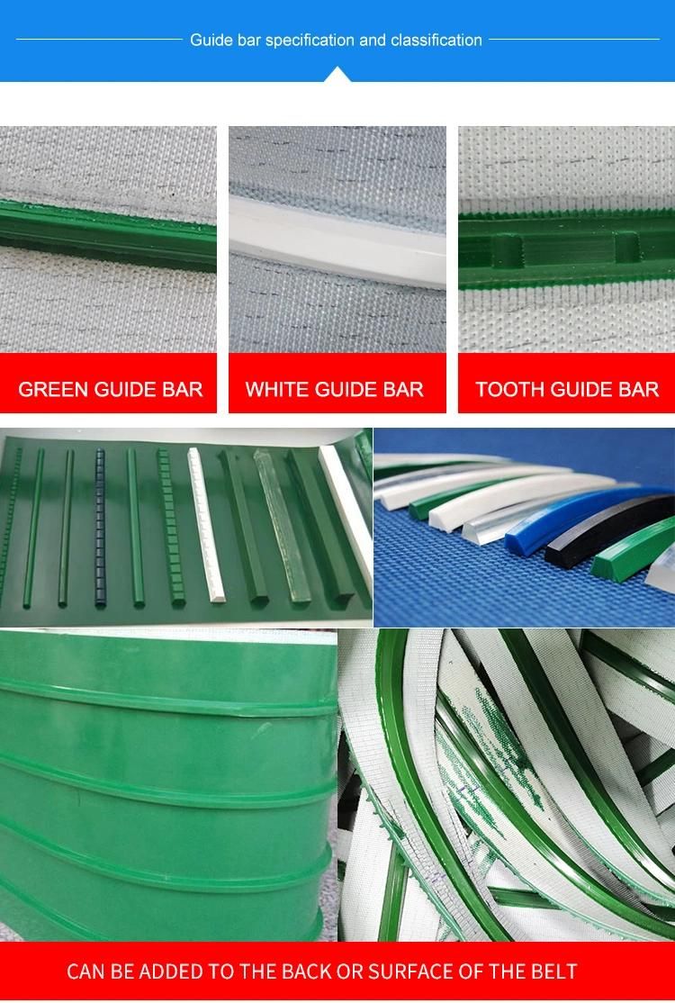 Yonghang Low Price Black White Green PU PVC Cleated Conveyor Belt Manufacturers