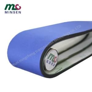 Factory Industrial PVC Special Processing Foam Coating Blue Cloth Sponge Conveyor Belt