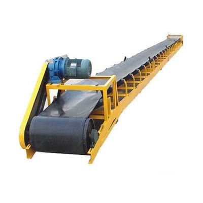 High Speed Move Stone Mobile Belt Conveyor with Hopper Crawler Belt Conveyor From China