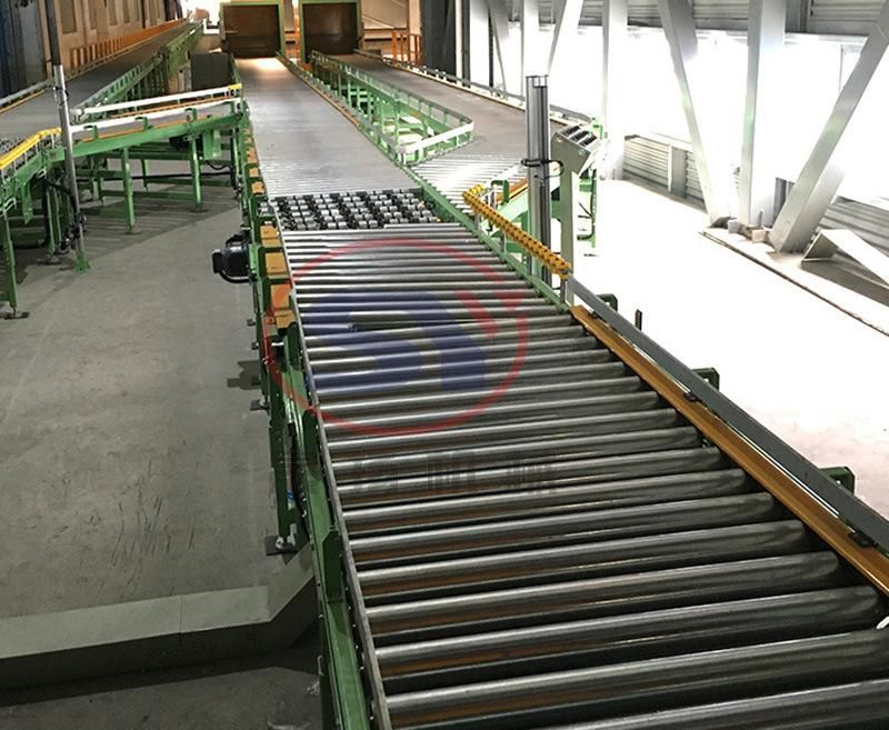 Powered and Unpowered Combining Finish Product Packing Roller Conveyor for Logistic Transportation Package