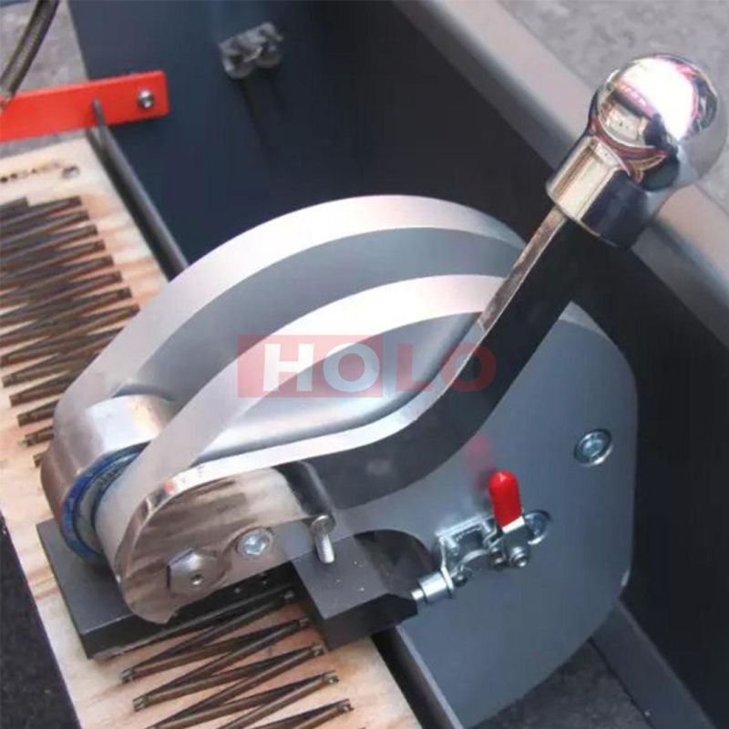 Manual Conveyor Belt PVC PU Teeth Punching Machine