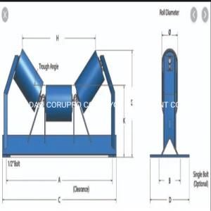 Mining/Iron Ore/Cement/Port/Chemical/Machinery Transportation Conveyor Roller