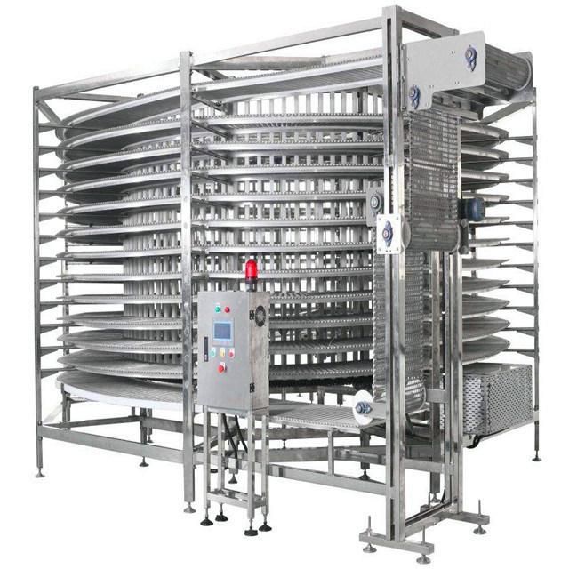 Manufacturer High Efficiency Turning Conveyor Belt System, Spiral Conveyor