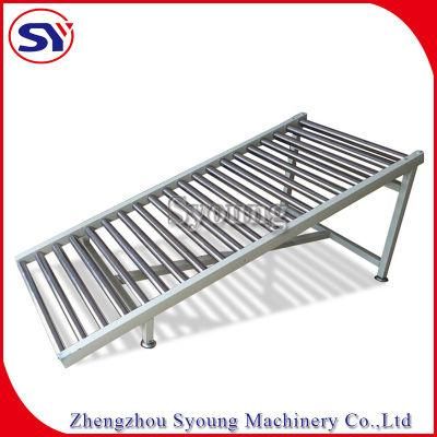 Load-Bearing Capacity Incline PVC Roller Conveyor Supplier for Marble Transport