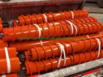 China Manufacture Directly Conveyor Carrier Idler Rubber Roller