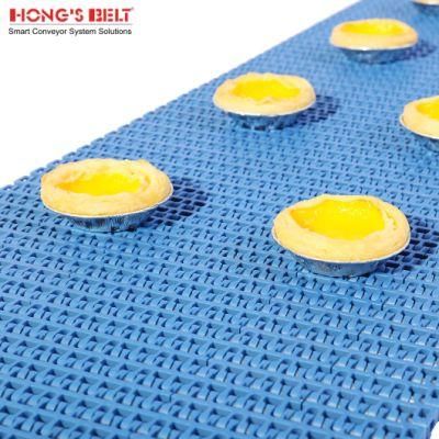 Hongsbelt HS-1100B-N Flush Grid Modular Plastic Conveyor Belt for Food Industry
