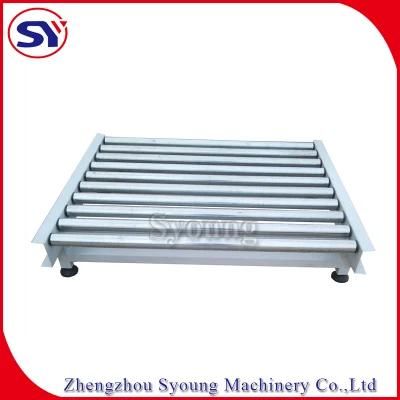 Short Ss Gravity Roller Conveyor Table for Station Safety Inspection