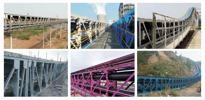 Tubular Belt Conveyors Are Used for Limestone/Aluminum/Coal/Gravel