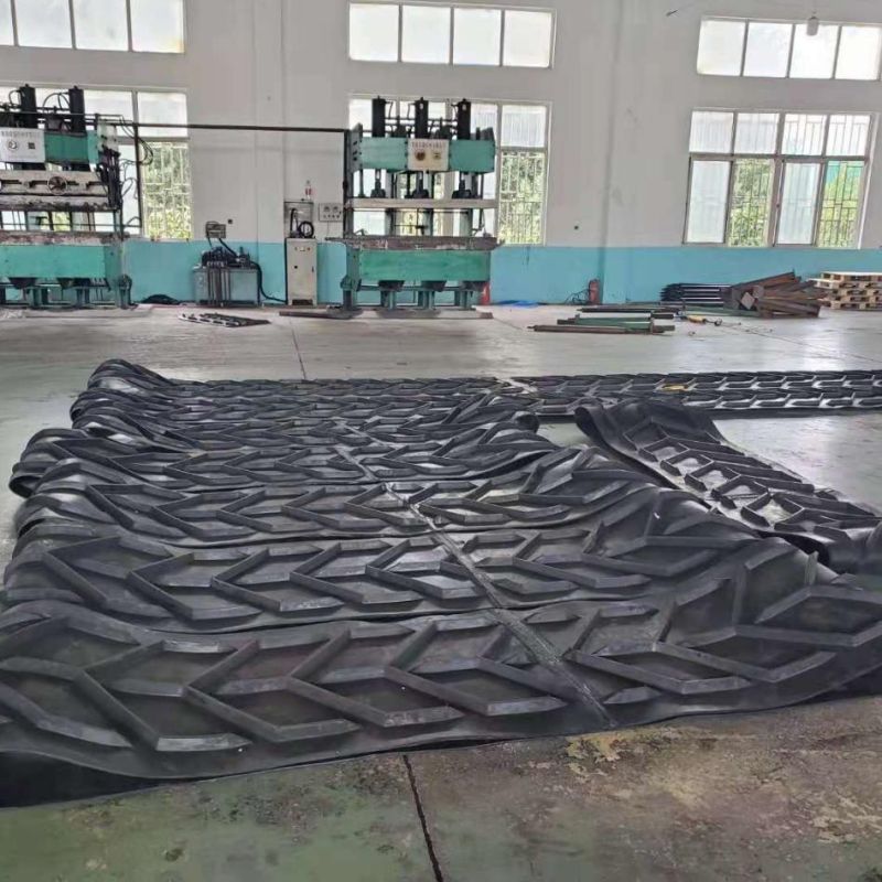 Zhyl Patterned Conveyor Belt Y32-600 Chevron for Pavement Milling Machine