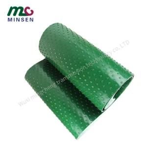 High Quality Green PVC/PU/Pvk Light Duty Industrial Conveyor/Transmission Belting/Belt with DOT Pattern for Airport Baggage