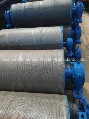 Rubber Ceramic Pulley Lagging for Conveyor