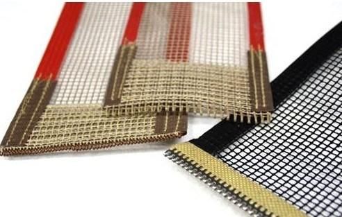 Heat Resistant Non Stick PTFE Coated Fibegrlass Mesh Conveyor Belt