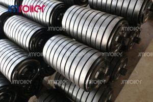 Conveyor Trough Impact Idler Rollers, 3 Idler Rollers Type, Rubber Rings Impact Rollers