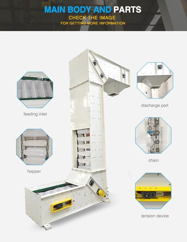 Vertical Conveyor Machine Bucket Elevator