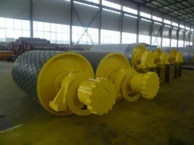 Herringbone Head/Tail Pulley for Conveyor System