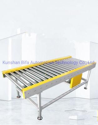 Custom Automatic Transfer Turntable Gravity Powered Motorized Idler Chain Pallet Live Bed Roller Conveyor for Packing/Package/Packaging