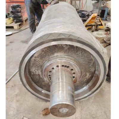 Factory Cema Drum Lagging Diamond Pulley Coating Conveyor Rubber Lagging Roller