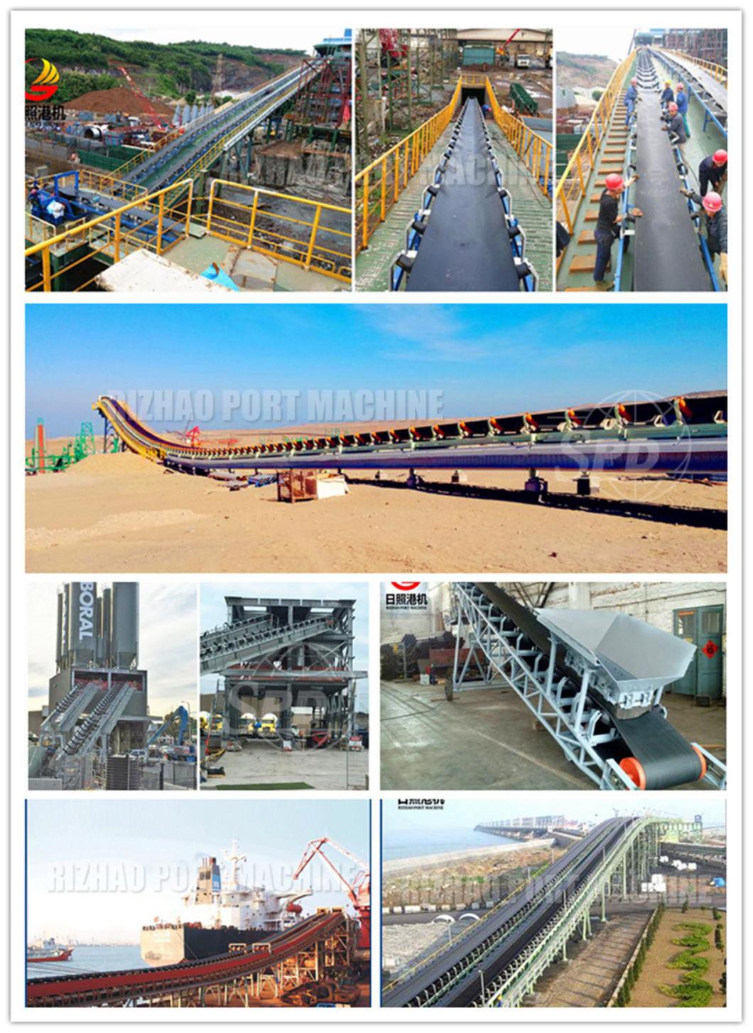 SPD Brand Trough Carry Belt Conveyor Steel Roller with Galvanized Frame for Concrete Plant