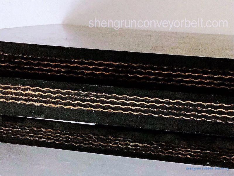 Conveyor Belting Ep200*4 Fabric Framework Abrasion Resistant Rubber Conveyor Belt