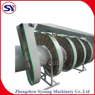 Vertical Transport Spiral Chute Screw Conveyor for Crates Cartons