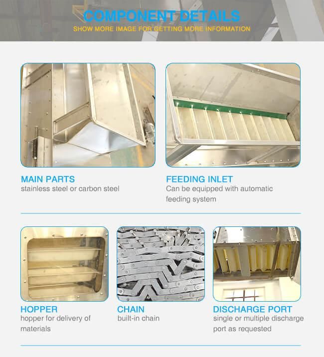 Limestone /Clinker/Cement Bucket Elevator Conveyor/Malted Barley Vibrating Lifter