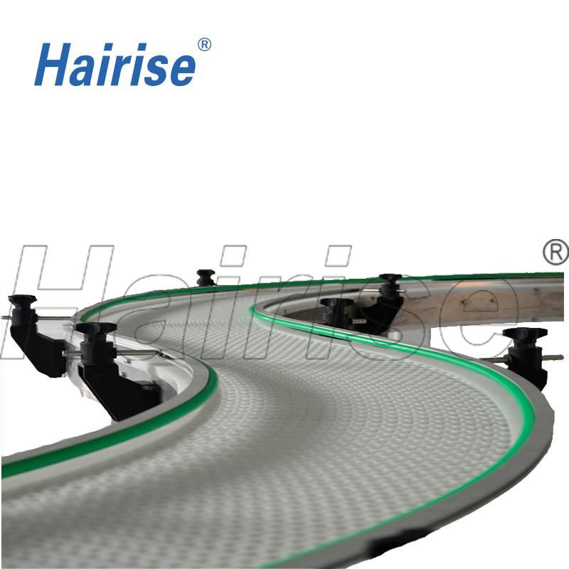 Hairise Food Industry Curved Modular Belt Conveyor