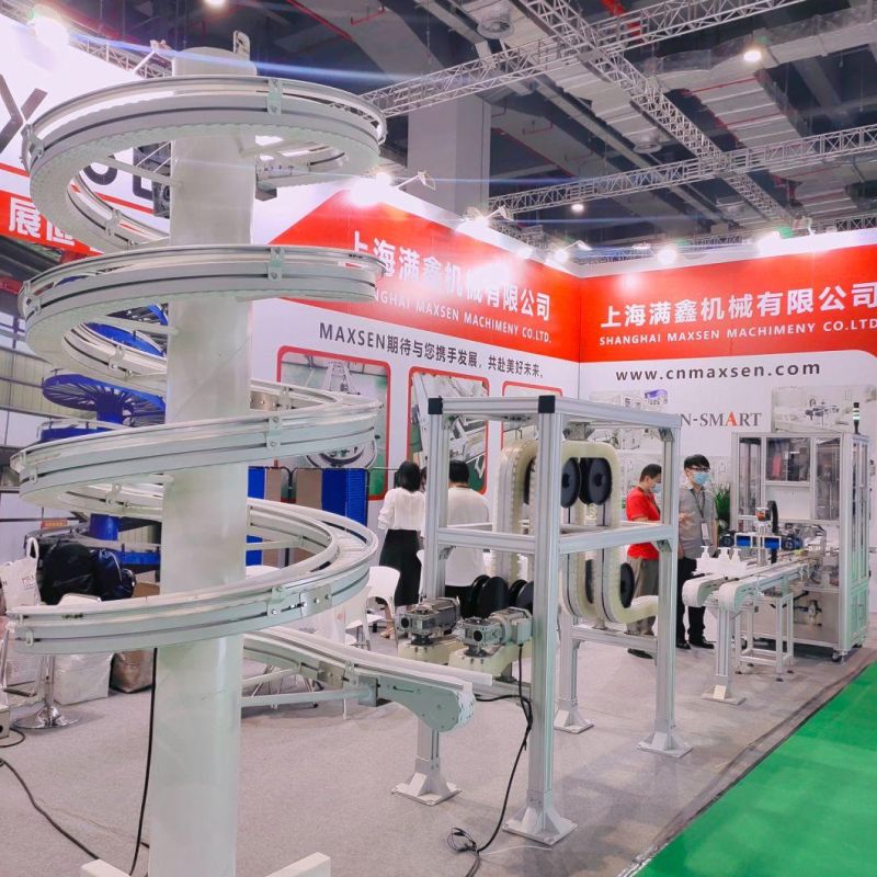 Flat Plastic Flexible Chain Conveyor Customize Conveyor Machines