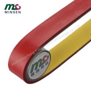 Factory Baffle/Guide Bar Customized Red PVC Agriculture Machinery Conveyor Belt Inclined Screw Belt