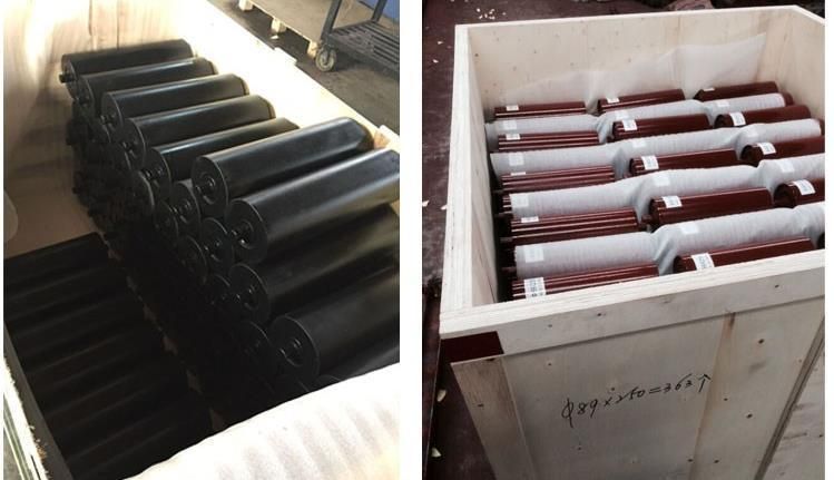 High Wear Carrier Plastic PE /HDPE Belt Conveyor Idler Roller Conveyor Rollers