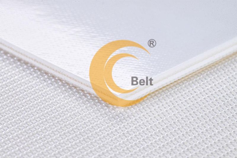 glossy 3mm pvc conveyor belts white for food industries FDA