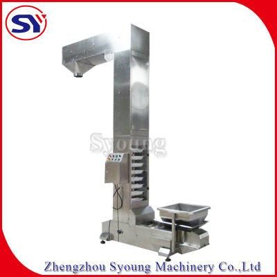 Stainless Steel304 Vertical Z Bucket Conveyor Elevator for Packing Line