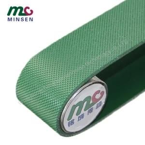 Factory PVC Diamond Pattern Conveyor Belt Two Green Cloth Three Adhesive Non-Slip