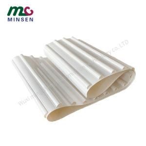 Manufacturer&prime;s Special Custom White PVC Circular Baffle Conveyor Belt