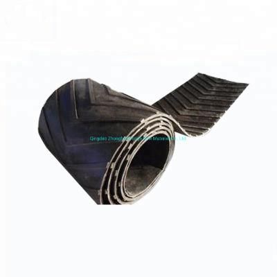 New Light Weight Industrial Steel Rubber Ribbed Conveyor Belt