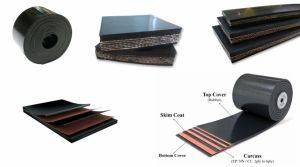 High Quality Wear Resistant Rubber Conveyor Belting for Plants Factory Mill