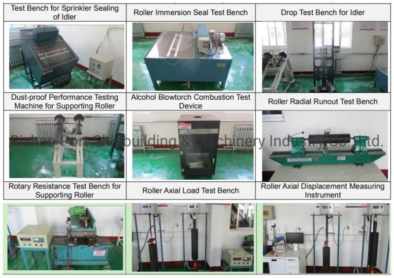 JIS/DIN Standard Trough Roller Frame for Cement Company, Port, Power Plant Industry