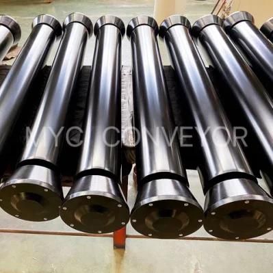 Conveyor Steel Friction Roller with Wheels on Both Ends