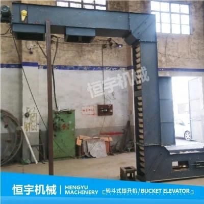 High Capacity Bulk Material Lifter Stainless Steel Z Type Bucket Elevator Conveyor Equipment