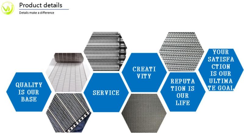 High Quality Stainless Steel Chain Link Conveyor Belt