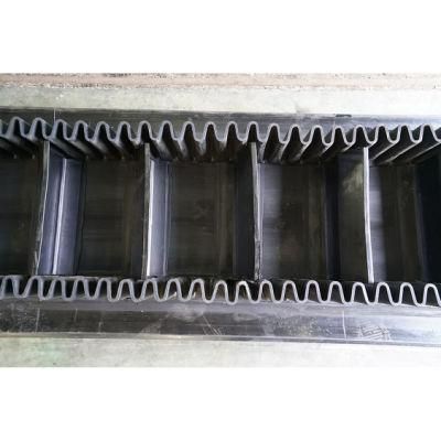 90 Degree Incline Corrugate Sidewall Conveyor Belt for Power