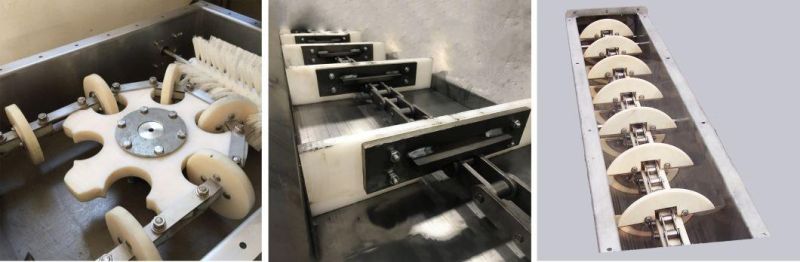 Tubular Drag Conveyors Flights Pad /Paddle/Scraper Round Drag Conveyor Blade Slippery Scraper